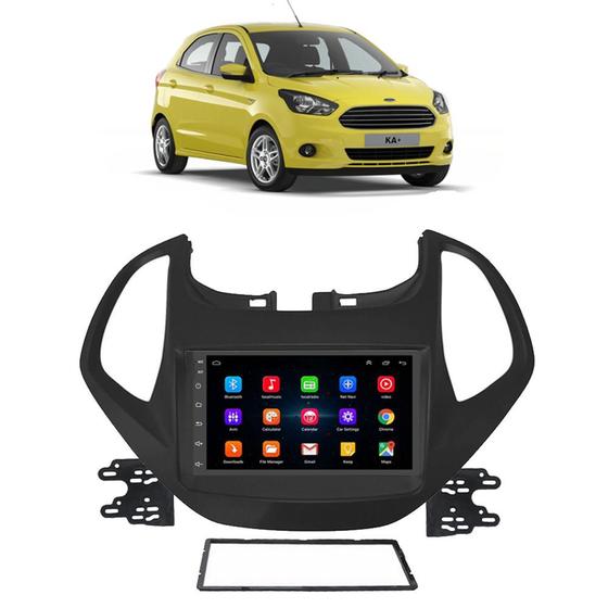 Imagem de Kit Central Multimídia Android Ford Ka 2015 2016 2017 Com Computador de Bordo Sync 7 Polegadas GPS