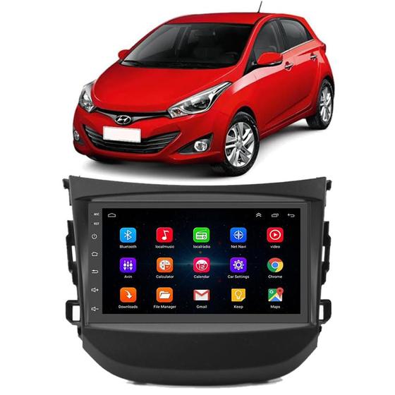 Imagem de Kit Central Multimídia Android HB20 2012 2013 2014 2015 2016 2017 2018 2019 7 Polegadas GPS Tv