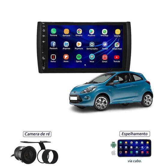 Kit Central Multimídia Ford Ka Menor preço em Kit Central Multimídia Ford Ka