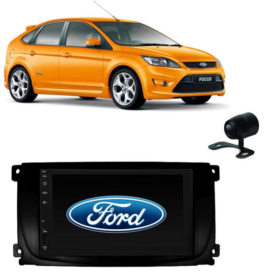 Imagem de Kit Central Multimídia + Moldura + Câmera de Ré Ford Focus