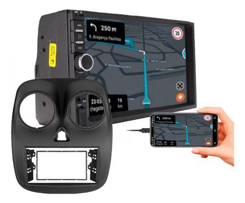 Imagem de Kit central multimidia mp5 7 pol com moldura palio attractive 2012 a 2017