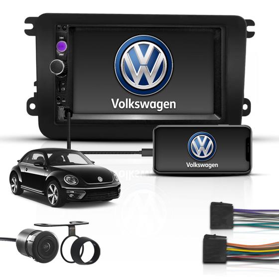 Imagem de Kit Central Multimidia Mp5 Espelha New Beetle G7