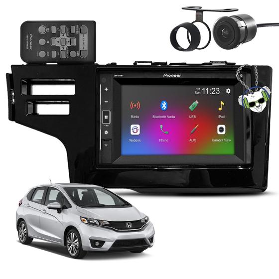 Kit Central Multimídia Pioneer Tela 6,2 DMH A248 BT Espelhamento via