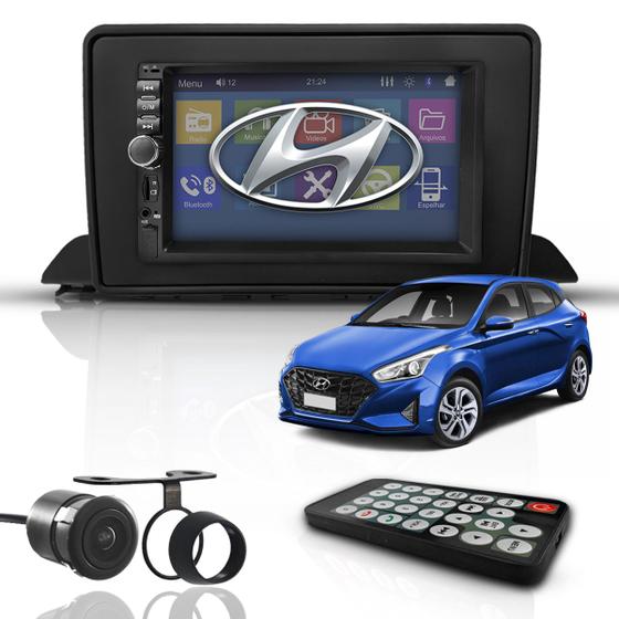 Imagem de Kit Central Multimídia Universal Mp5 2 Din Bt Espelha Hb20