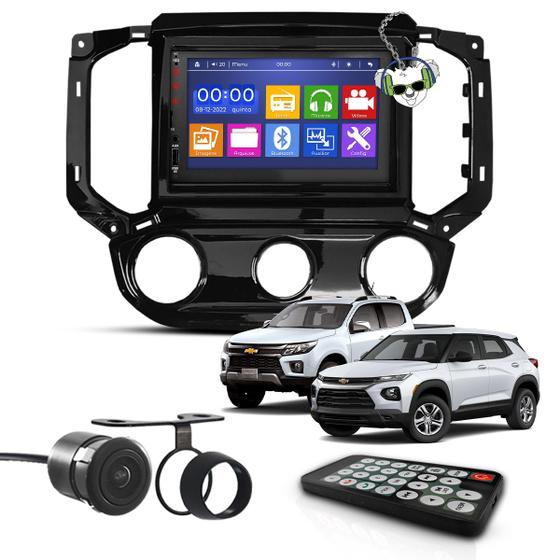 Imagem de Kit Central Multimídia Universal Som Automotivo Mp5 2 Din Bluetooth 7 Polegadas Espelhamento Trailbl