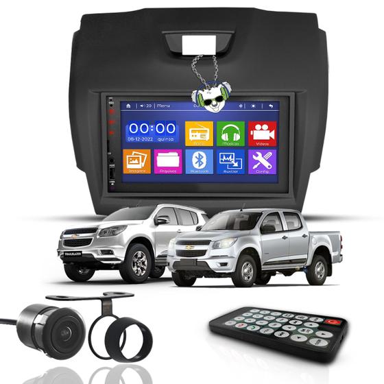 Imagem de Kit Central Multimídia Universal Som Automotivo Mp5 2 Din Bluetooth Espelhamento 7 Polegadas Chevrol