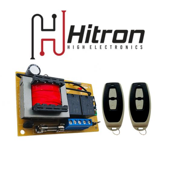 Imagem de Kit Central Universal HILTRON PRICE H12 433mhz Ppa/Garen/Omega/RCG/Ipec/Action + 2 Controles Tx Slim
