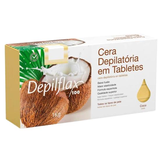 Imagem de Kit Cera Quente Depilatória Profissional Depilflax Barra Grande 1Kg - Escolha O Seu