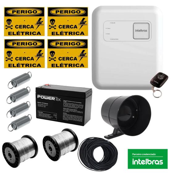Imagem de Kit Cerca Elétrica Residencial Intelbras C/ Alarme 60 Metro
