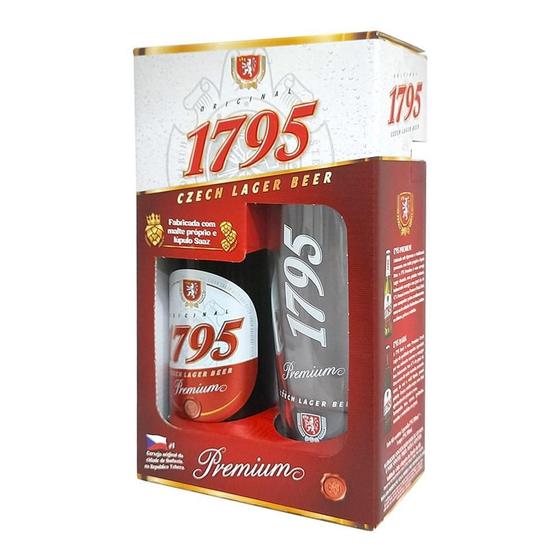 Imagem de Kit Cerveja 1795 Czech Lager Premium 500Ml + Copo 500Ml