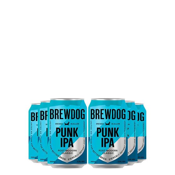 Imagem de Kit Cerveja Brewdog Punk IPA 5,4% Lata 330ml 06 Unidades
