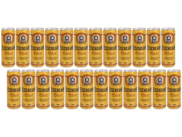 Kit Cerveja Eisenbahn Pilsen 24 Unidades 350ml Menor preço em Kit Cerveja Eisenbahn Pilsen 24 Unidades 350ml