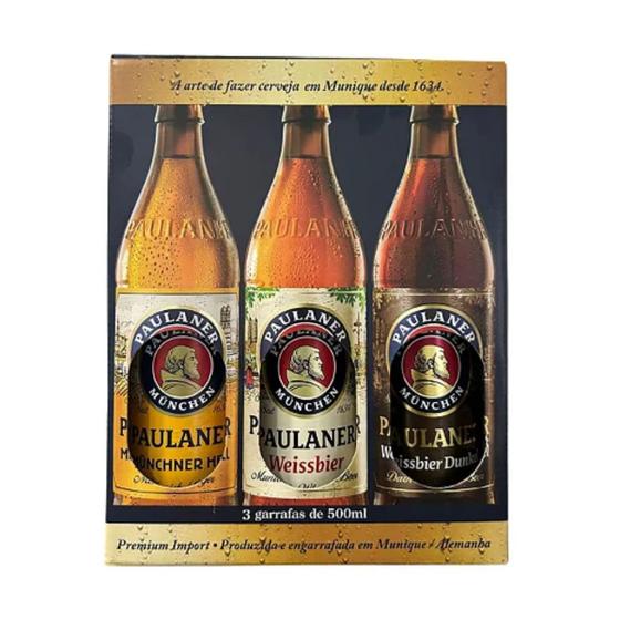 Imagem de Kit cerveja paulaner 03gf x 500ml