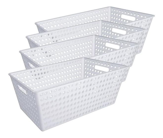 Kit cesta para roupas one 4 peças Menor preço em Kit cesta para roupas one 4 peças
