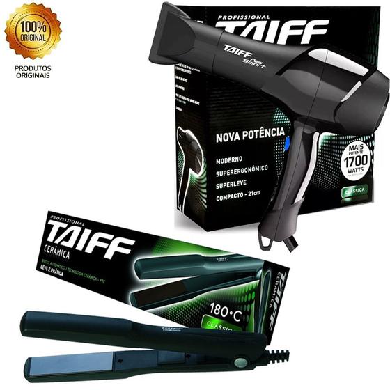 Imagem de KIT CHAPINHA Taiff 180c Profi bivolt + SECADOR SMART 1700W