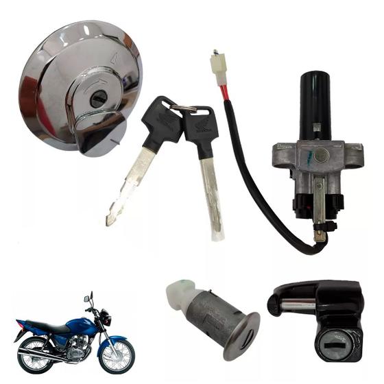 Imagem de Kit Chave Contato Cg Titan 150 2004 Á 2008 Original Honda