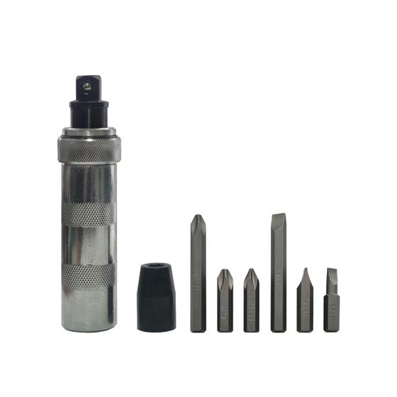Imagem de Kit Chave De Impacto Manual 1/2 Pol Profissional Bits Mtx