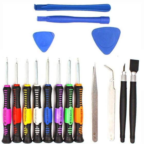Kit Chaves Celular Manutenção 16 Pç Ferramenta Reparo Tablet Menor preço em Kit Chaves Celular Manutenção 16 Pç Ferramenta Reparo Tablet
