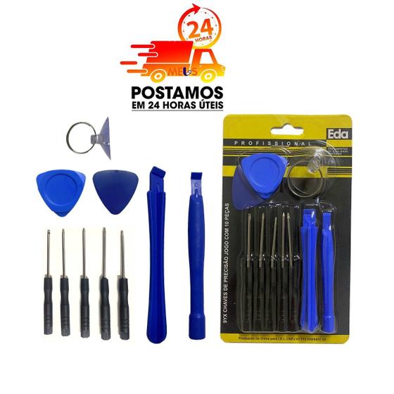 Imagem de Kit Chaves de Precisão Ferramentas Para Celular Profissional 10 Peças EDA 9YX