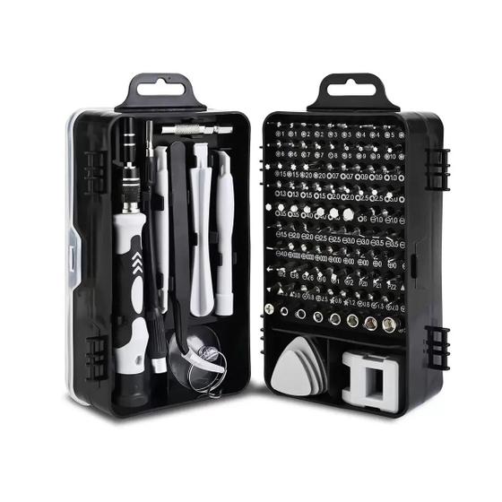 Kit Chaves Precisão Manutenção Profissional 115 pç Magnetico Menor preço em Kit Chaves Precisão Manutenção Profissional 115 pç Magnetico