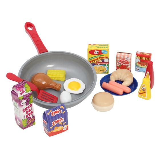 Imagem de Kit Chef Gourmet Infantil Cozinha Resistente Interativa