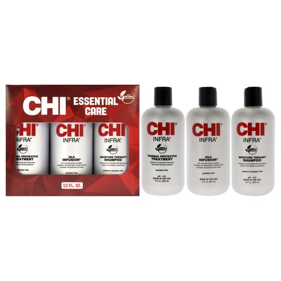 Imagem de Kit CHI Infra Trio com Infusão de Seda - 355ml