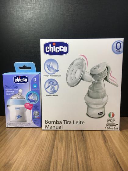 Imagem de Kit Chicco mamadeira 150 ml+ tira leite Chicco