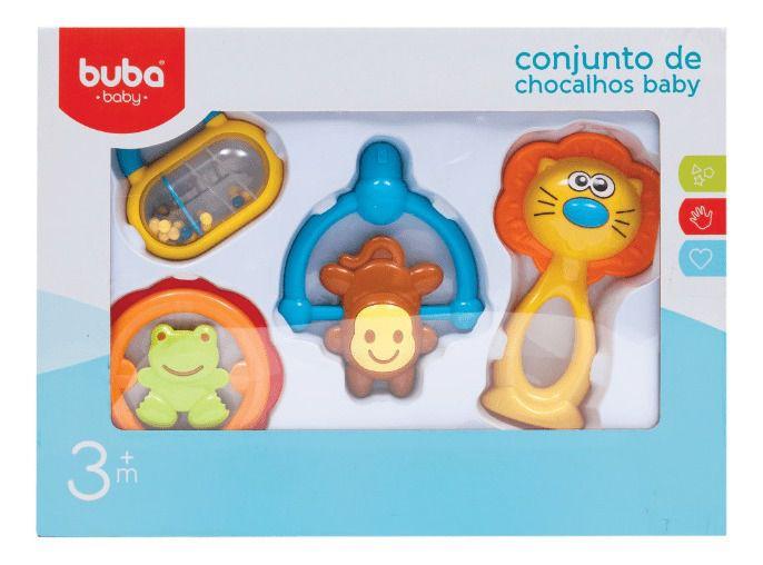 Imagem de Kit Chocalhos Infantil Baby Buba 3m +