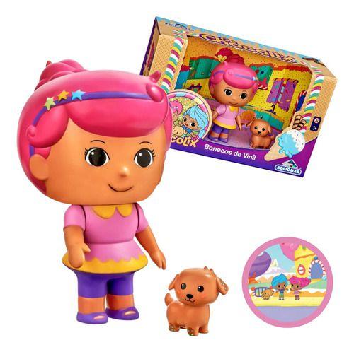 Imagem de Kit chocolix  boneca e cachorro infantil