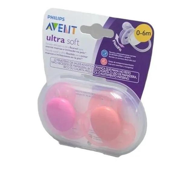 Kit Chupetas Ultra Soft Philips Avent 0 Á 6M SCF213/20 - Chupeta ...