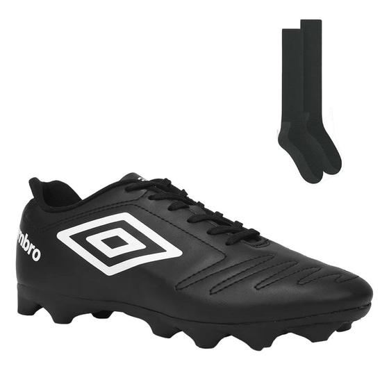 Imagem de Kit Chuteira Campo Umbro Class RB + Meião