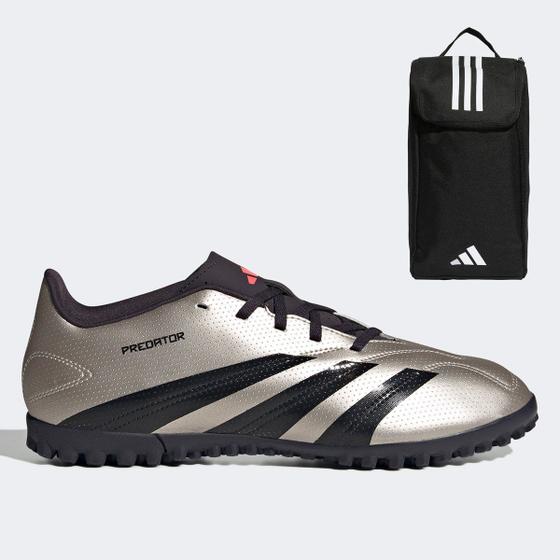 Imagem de Kit Chuteira Society Predator 24 Club + Porta Chuteira Adidas Tiro