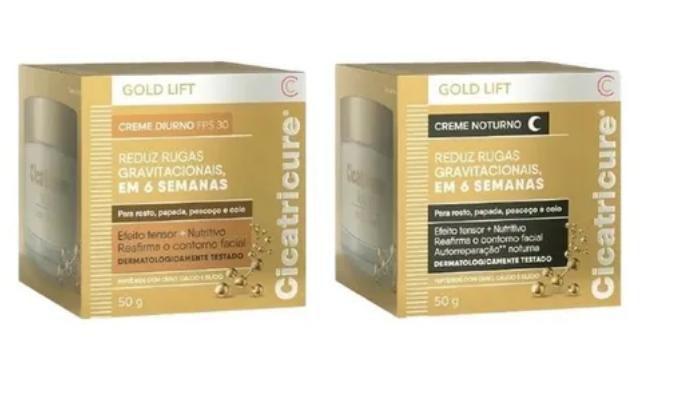 Imagem de Kit cicatricure gold lift creme diurno fps30 + creme noturno 50g  2 produtos