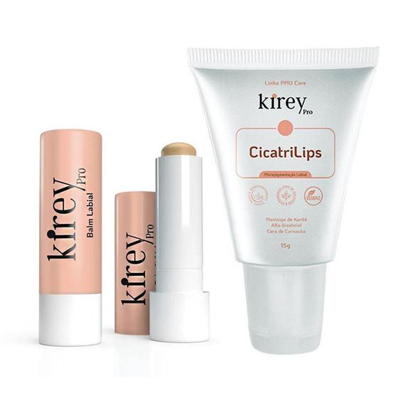 Imagem de Kit Cicatrilips + Balm Labial Kirey - Kirey Pro