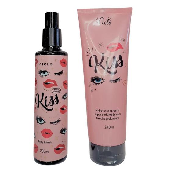 Imagem de Kit Ciclo Kiss Body Splash + Loção Hidratante