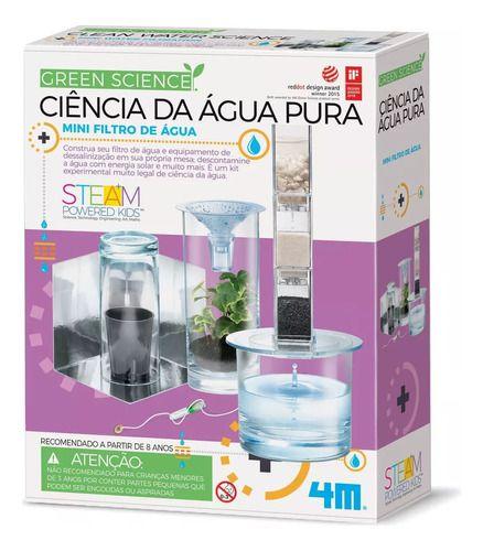 Imagem de Kit Ciência Da Água Pura 4m Brinquedo Cientifico  Kosmika