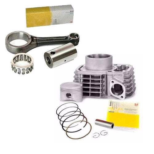 Kit Cilindro + Biela Fan Titan 125 2009 Em Diante Metal Leve Menor preço em Kit Cilindro + Biela Fan Titan 125 2009 Em Diante Metal Leve