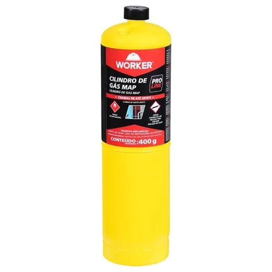 Imagem de Kit Cilindro De Gás Map Proline 400g Worker 887773
