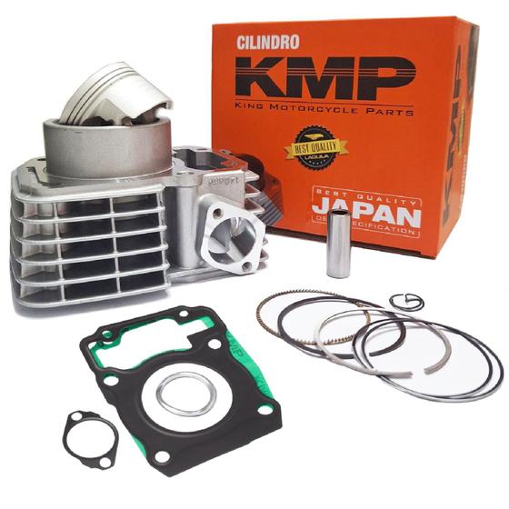 Imagem de Kit Cilindro Motor Cg 150 Titan / Bros 150 (Pistão/Anéis/Kit A) Kmp