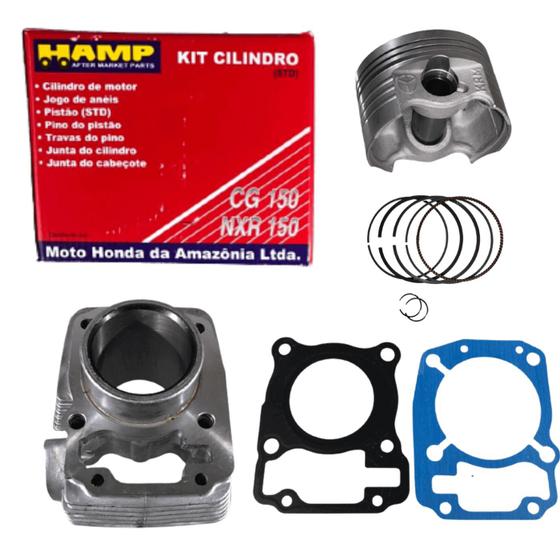 Kit Cilindro motor honda cg 150 titan fan bros original honda Hamp