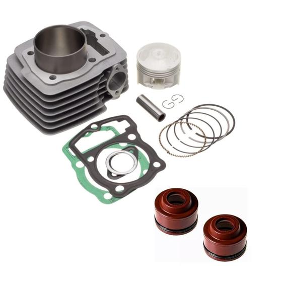 Imagem de Kit Cilindro Motor Ohc Nxr 150 Bros 04 Com  Kit Junta e retentor