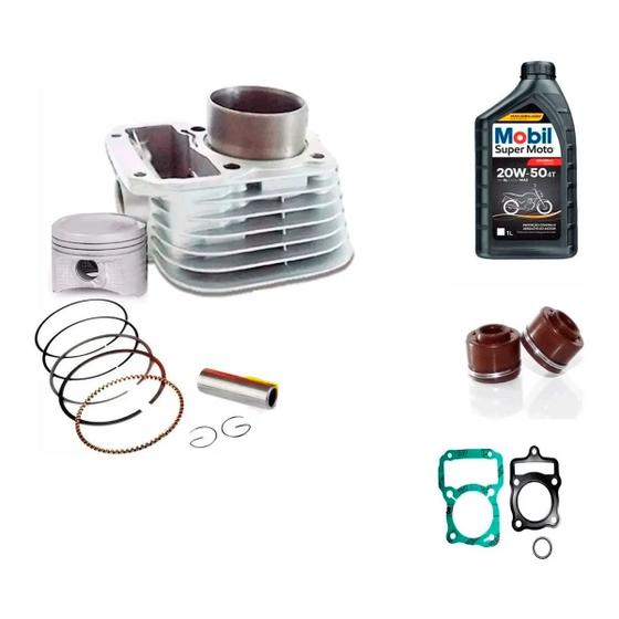 Imagem de Kit Cilindro Motor PISTAO Cg Titan Today 92/99 + OLEO MOBIL