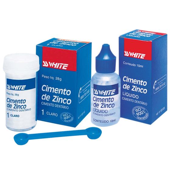 Imagem de Kit Cimento De Zinco Cola Coroa, Dente, Pivô, Provisório