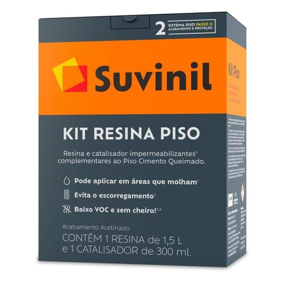 Kit Cimento Queimado para Embalagem de 15kg Suvinil Resina Catalisador Menor preço em Kit Cimento Queimado para Embalagem de 15kg Suvinil Resina Catalisador
