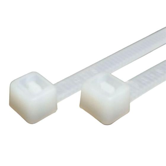 Imagem de Kit Cinta Plastica 40cm Abraçadeira Nylon 1,9 x 7,5 x 400mm 100 Unidades Reforçado Resistente