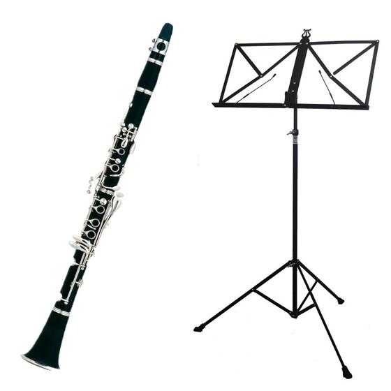 Imagem de Kit Clarinete CL 200 New York + Estante de Partitura S2