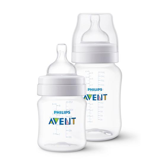 Imagem de Kit Classic 2 Mamadeiras 125 / 260 Ml - Transparente - Avent