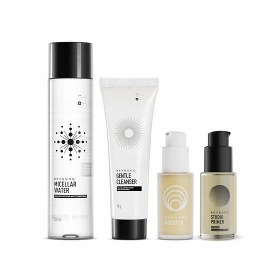 Imagem de Kit Clássicos Beyoung Skincare e Make Matte 4 Produtos