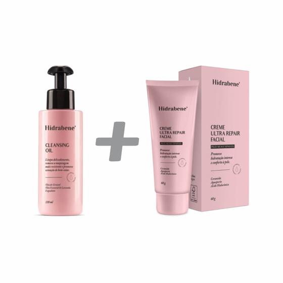 Imagem de Kit Cleansing Oil 110ml + Creme Ultra Repair 60g - Hidrabene