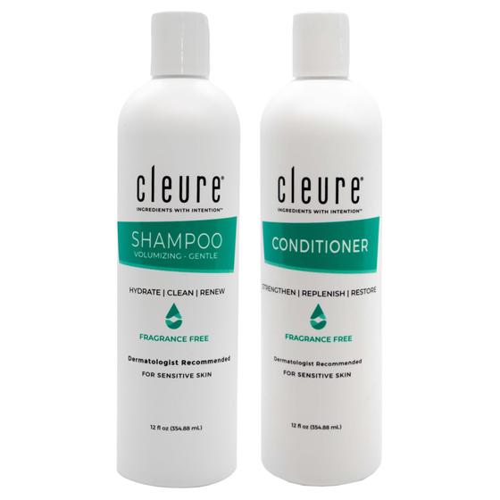Imagem de Kit Cleure Shampoo e Condicionador Sem Sulfato - 360ml (2 Unidades)